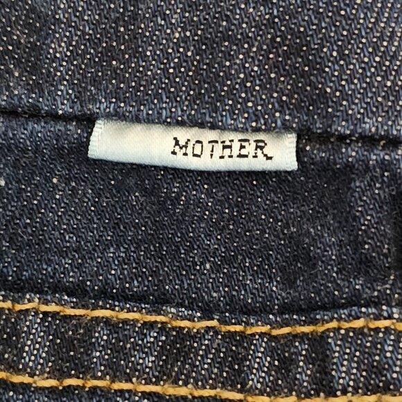 Mother Teaming Up High Waisted Looker Denim Jeans - Picture 5 of 13